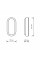 Светильник светодиодный накладной LED ДБП 15 Вт 1200 Лм 6500К 200х98х46 мм IP65 овал LITE Gauss 161418315 GAUSS
