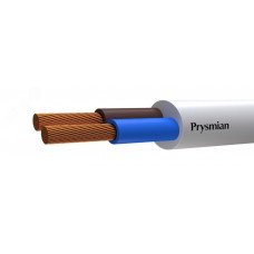 Провод ШВВП 2х0.5 белый РЭК/Prysmian