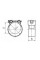 Хомут силовой ROBUST SR 86-91/W1 (Fortisflex) 69049 КВТ