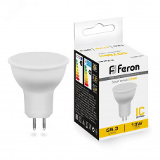 Лампа светодиодная LED 13вт 230в G5.3 теплый LB-960 FERON
