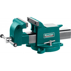 KRAFTOOL Steel, 125 мм, стальные слесарные тиски (32701-125)