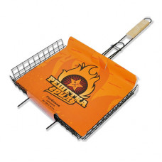 Решетка BBQ5843 для барбекю глубокая малая, хромированная, 300х230мм, (шт.)